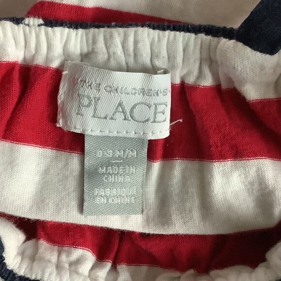 The Childrens Place Baby Girl 4th Of July Romper Summer One Piece Size 0-3 Month - Picture 5 of 9